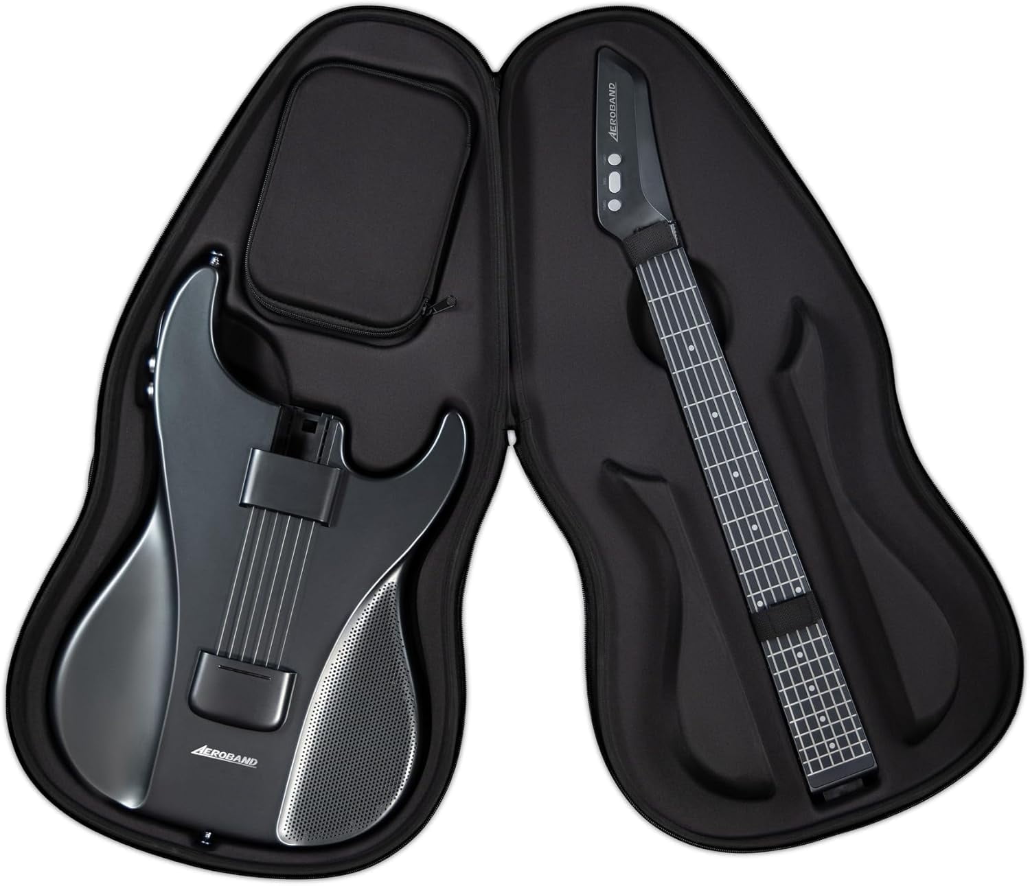 AeroBand Guitar Stringless Acoustic Electric Guitar Portable with Detachable Fretboard（with Bag）