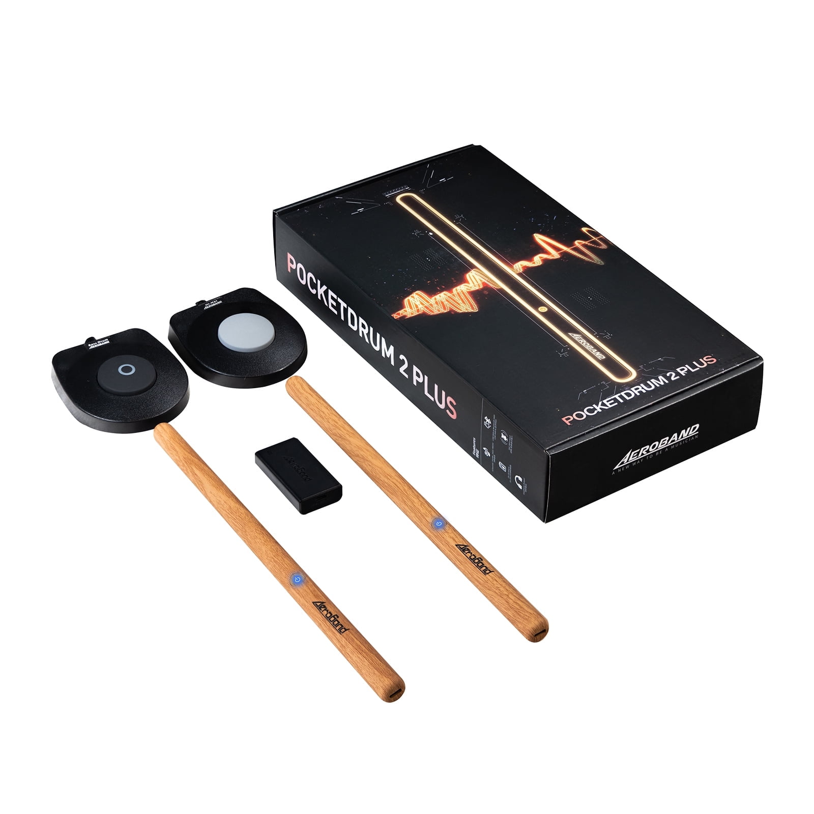 パーカッション・打楽器 aeroband pocketdrum 2 plus AeroBand PocketDrum 2 Plus Electronic Air Drum Set with