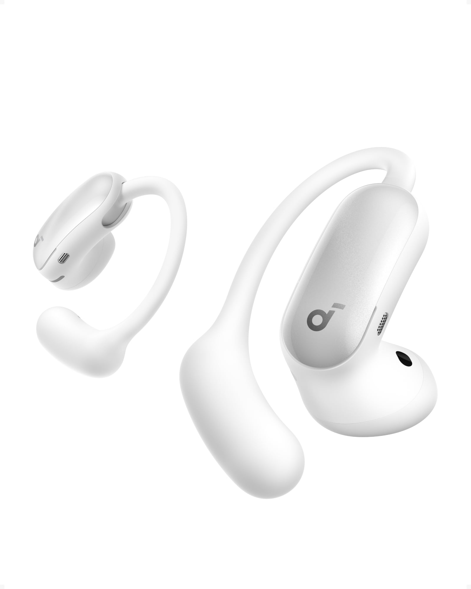 Soundcore AeroFit 2 Pro by Anker, Open-Ear with Semi-In-Ear Active Noise Cancellation, Dual-Form Earbuds, Adjustable Ear Hooks, Hi-Res, LDAC, 4-Mic AI Clear Calls, IP55 Water-Proof, Wireless Charging