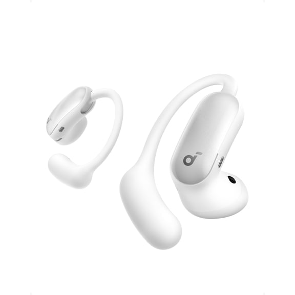 Soundcore AeroFit 2 Pro by Anker, Open-Ear with Semi-In-Ear Active Noise Cancellation, Dual-Form Earbuds, Adjustable Ear Hooks, Hi-Res, LDAC, 4-Mic AI Clear Calls, IP55 Water-Proof, Wireless Charging