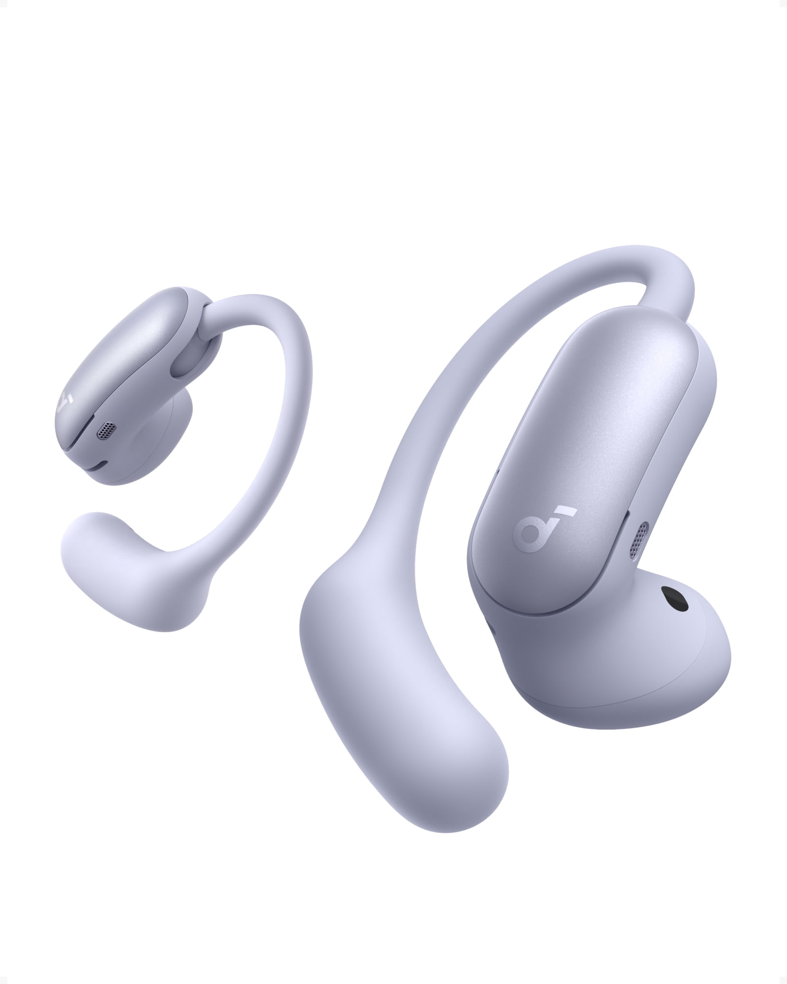 soundcore AeroFit 2 Pro by Anker, Open-Ear with Semi-In-Ear Active Noise Cancellation, Dual-Form Earbuds, Adjustable Ear Hooks, Hi-Res, LDAC, 4-Mic AI Clear Calls, IP55 Water-Proof, Wireless Charging
