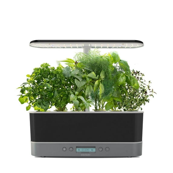 AeroGarden Harvest Elite Slim, Platinum with Gourmet Herbs Seed Kit