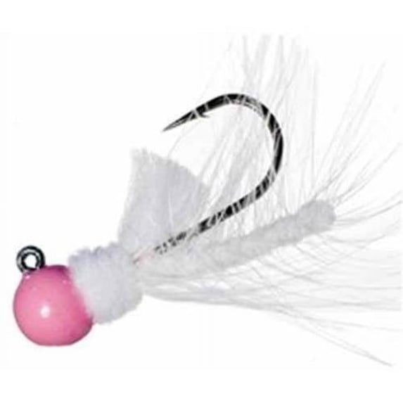 AeroJig Hackle Series Jigs 1/4 oz. - Pink White