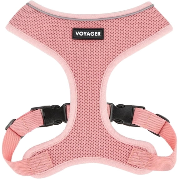 AeroLite No Pull Mesh Dog Harness with Lightweight, Soft, Breathable Chest Coverage, Reflective Stitching, and Adjustable Straps for Walking, Running, Training, Heavy Duty and Durable