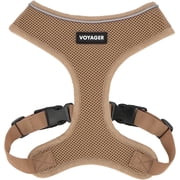 AeroLite No Pull Mesh Dog Harness with Lightweight, Soft, Breathable Chest Coverage, Reflective Stitching, and Adjustable Straps for Walking, Running, Training,