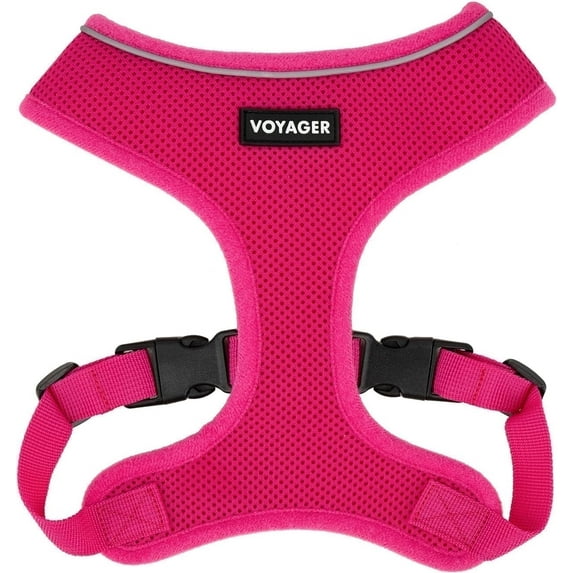 AeroLite No Pull Mesh Dog Harness with Lightweight, Soft, Breathable Chest Coverage, Reflective Stitching, and Adjustable Straps for Walking, Running, Training, Heavy Duty and Durable