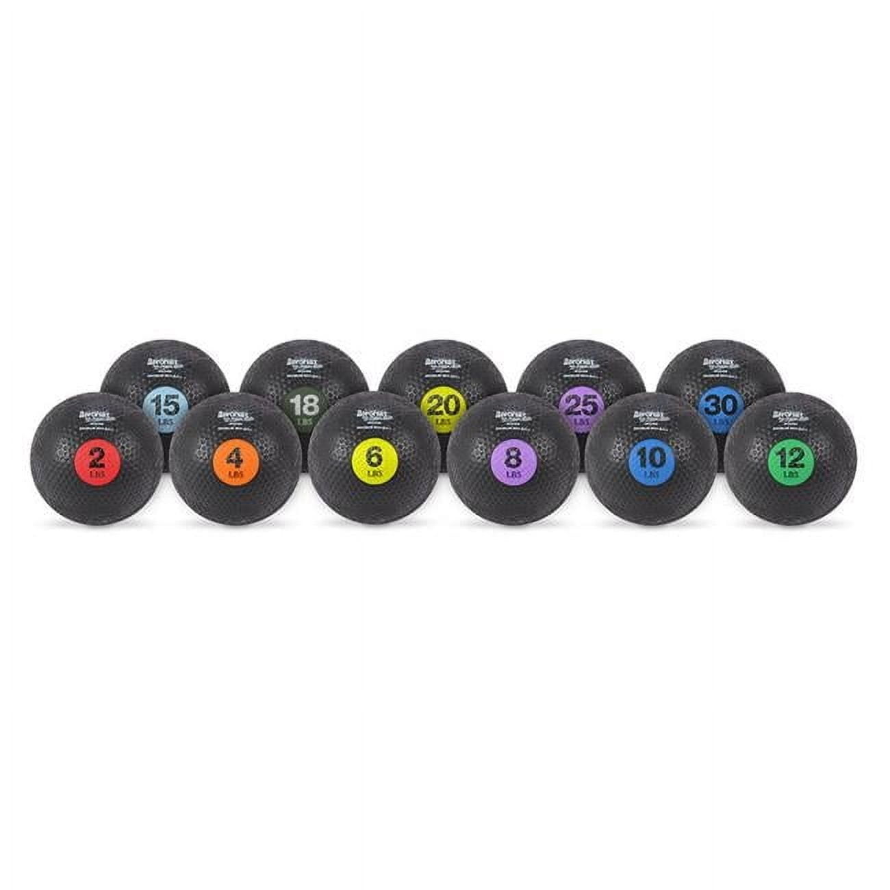 AeroMat 35189 25 lbs Extreme Elite Medicine Ball, Purple