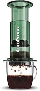 AeroPress Clear Green Shatterproof Tritan Coffee Press