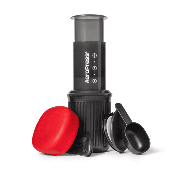 AeroPress Go Travel Coffee Press Kit, 3-in-1 Brew Method, Portable Espresso and French Press Style Maker, 1 Count