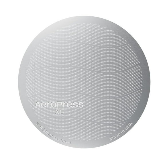 AeroPress XL Reusable Coffee Filter, Stainless Steel, Compatible with AeroPress XL Coffee Maker, 1 Pack