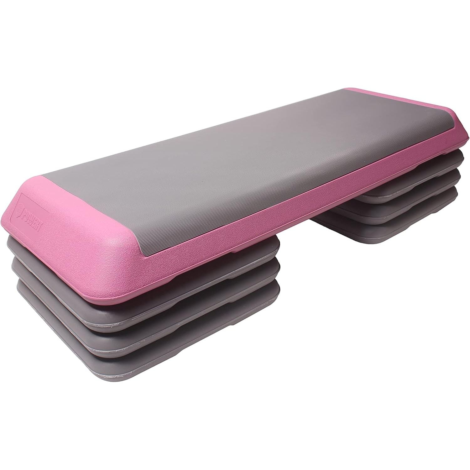 Aerobic Step Adjustable 43” Stepper Platform with Risers Included for ...