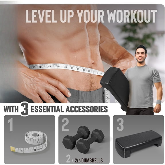 Aerobic stepper set