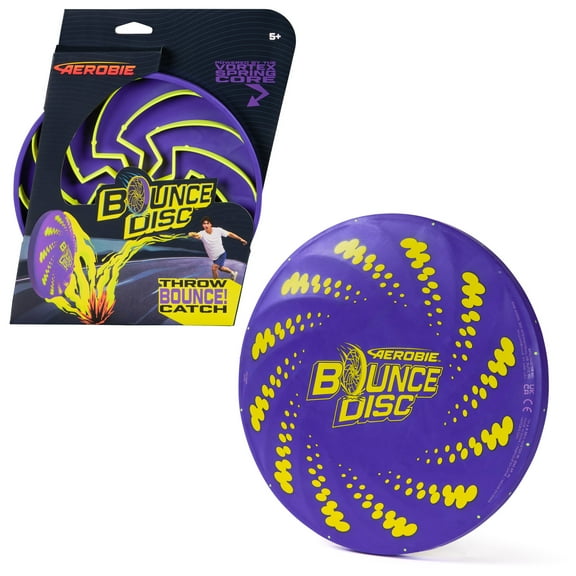 Aerobie Bounce Disc, Outdoor Throwing Flying Disc, for Ages 5 and up
