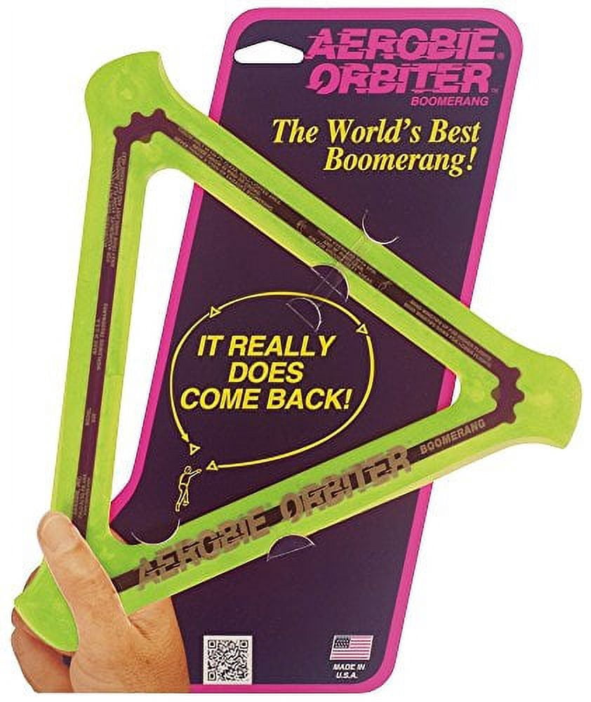 Aerobie Bumerang 24.5 cm groß Orbiter Wurfscheibe Wurfring für Kinder Boomerang