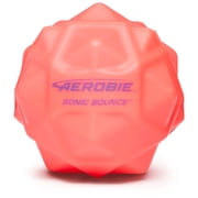 Aerobie Sonic Bounce Ball, Bouncy Balls for Kids & Kids Toys, Outdoor Games & Birthday Party Favors for Kids & Teens Aged 8 & Up, Red