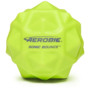 Aerobie Sonic Bounce Ball, Bouncy Balls for Kids & Kids Toys, Outdoor Games & Birthday Party Favors for Kids & Teens Aged 8 & Up, Yellow
