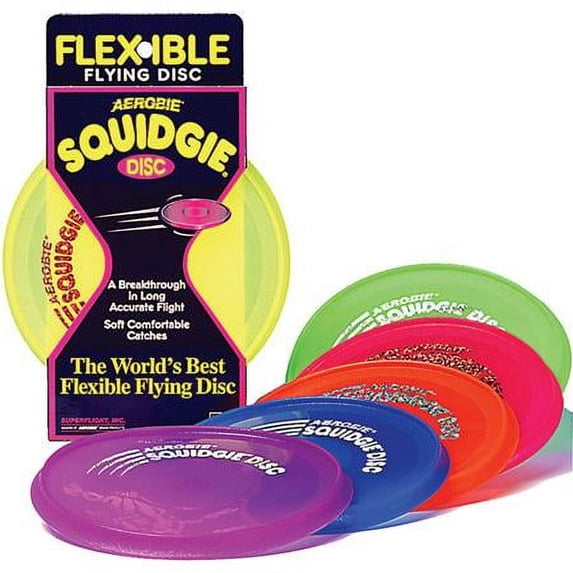 Aerobie Squidgie Disc Glow In The Dark - Colors may vary