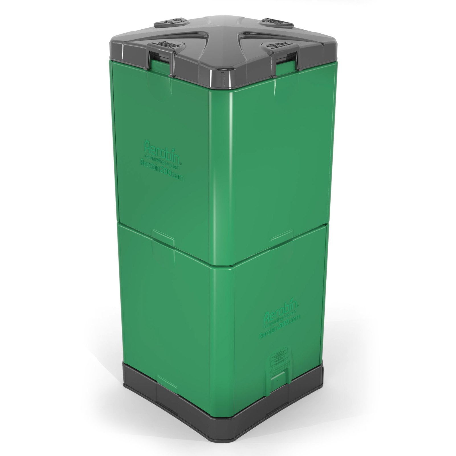 Aerobin 200 Insulated Green Plastic Stationary Composter - 55 Gallon