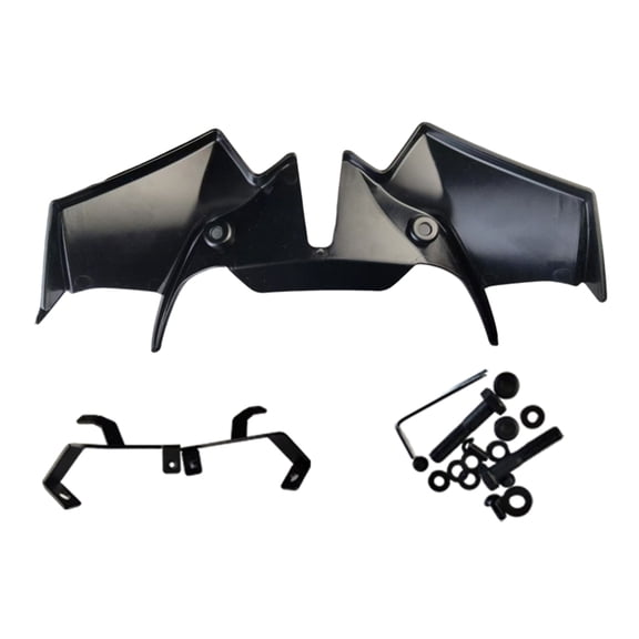 Aerodynamic ABS Spoiler Wing Motorcycle Stability Wing Set for Motorbike Z650 Improves Riding Stability & Speed Control