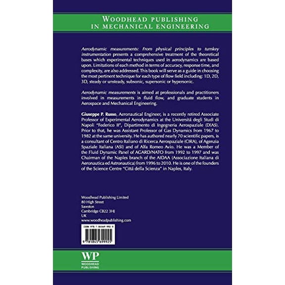 Pre-Owned Aerodynamic Measurements : From Physical Principles to Turnkey Instrumentation (Hardcover)
