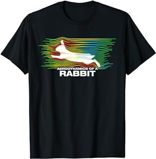 Aerodynamics of a Rabbit | Funny Rabbit Bunny T-Shirt - Walmart.com