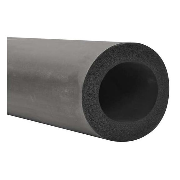 Aeroflex Pipe Insulation, 3-1/8" OD, 6 ft. L, EPDM, 3/8 in Wall 228-AC31838