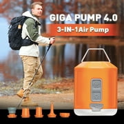 Aerogogo GIGA Pump 4.0: Mini Air Pump & Vacuum Pump& Light for Camping/ Camping Gears/ Camping Portable Pump