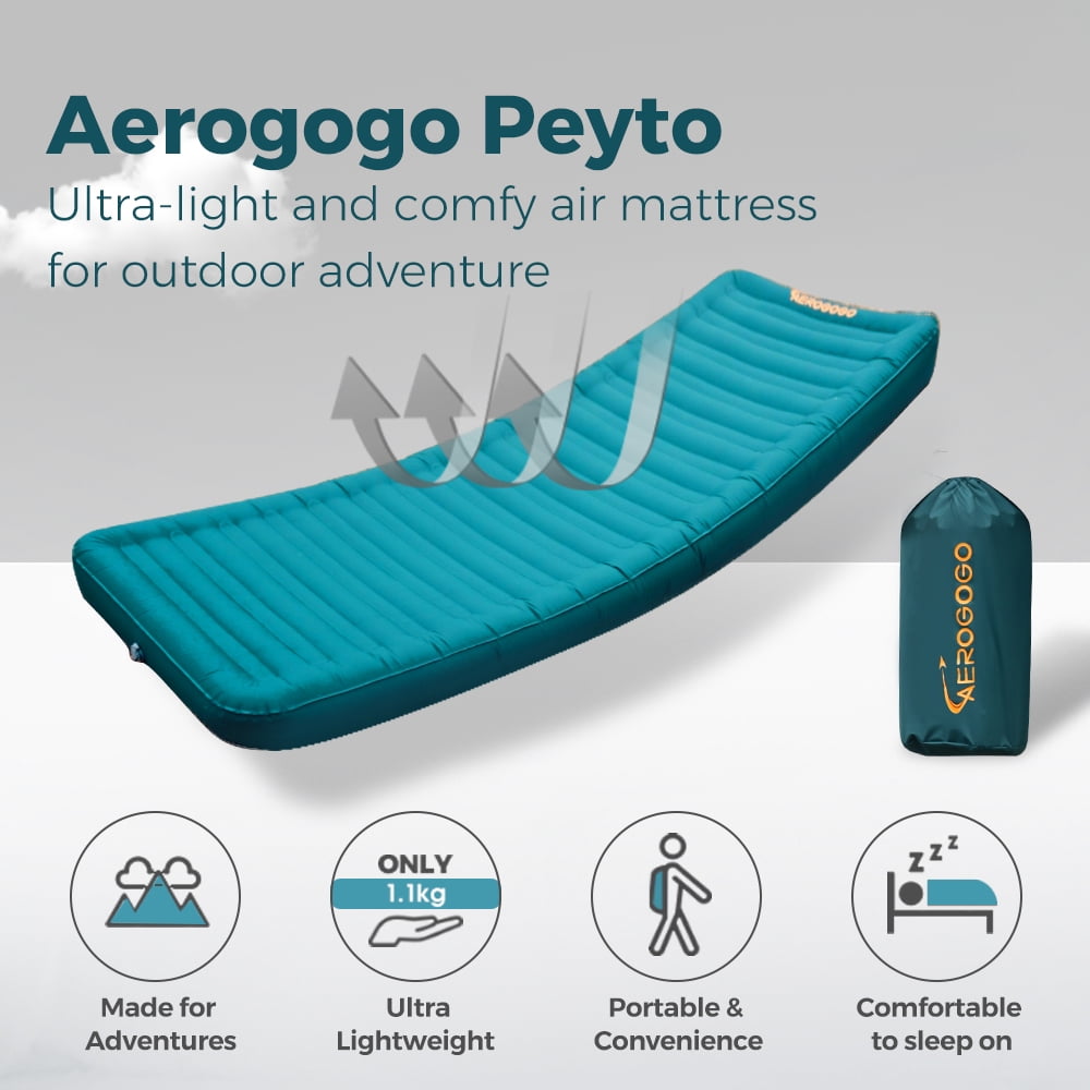 Aerogogo Automatic Inflatable Camping Sleeping Pad Portable Outdoor Air  Mattress Auto Inflate Ultralight Air Mat Travel Hiking