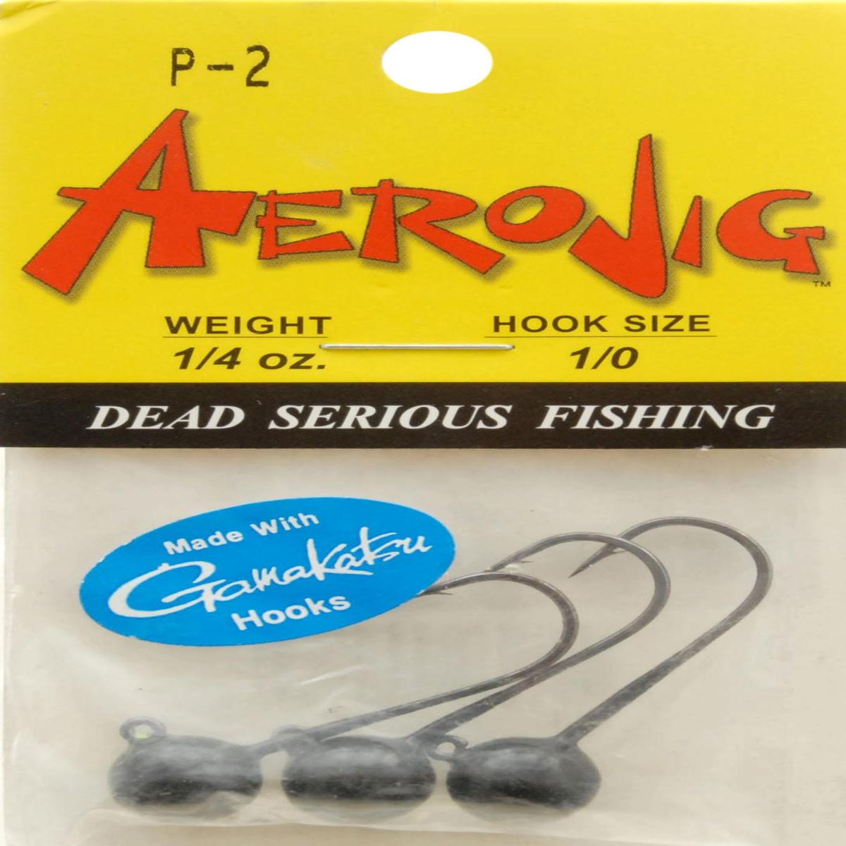 1 8 oz aerojig hook size 1 dead serious fishing Hawken Hackle Series, 1/32 oz., Black/Olive The Aerojig Marabou Jig gives the ultimate dance thatll drive your steelhead and salmon crazy Aerojig - Shop Jigs, Hooks,