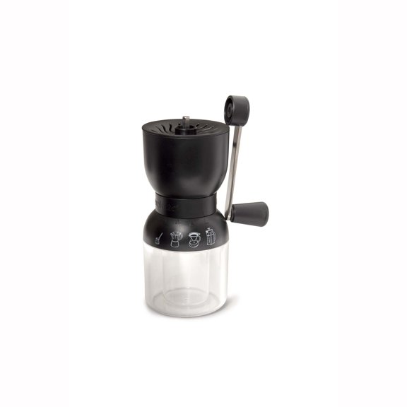 Aerolatte Precision Burr Coffee Grinder, Glass with Ceramic Mechanism, 1-Cup Capacity