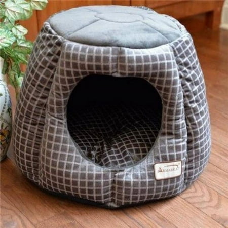 Aeromark C30HHG-SH Armarkat Cat Bed, Grey & Silver Grey