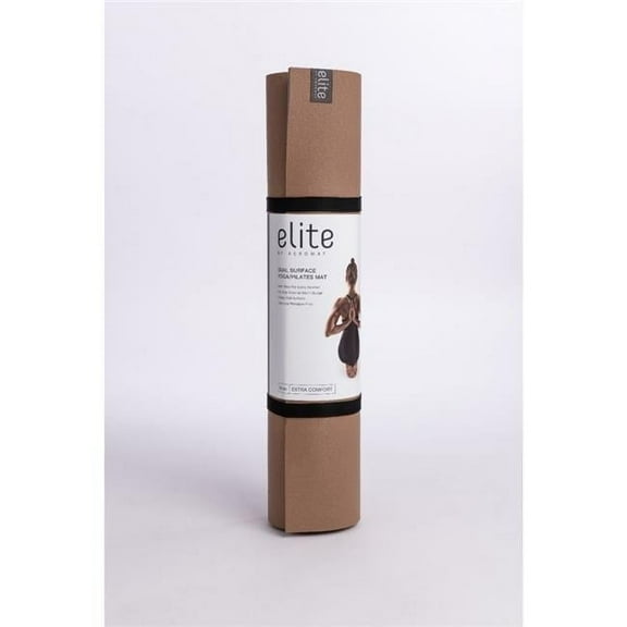 Aeromat Elite Dual Surface Yoga & Pilates Mat, Chai