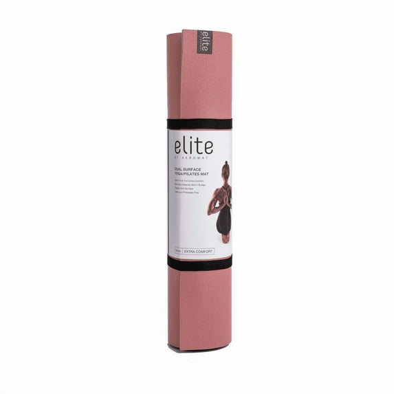 Aeromat Elite Dual Surface Yoga/Pilates Mat - Dusty Rose