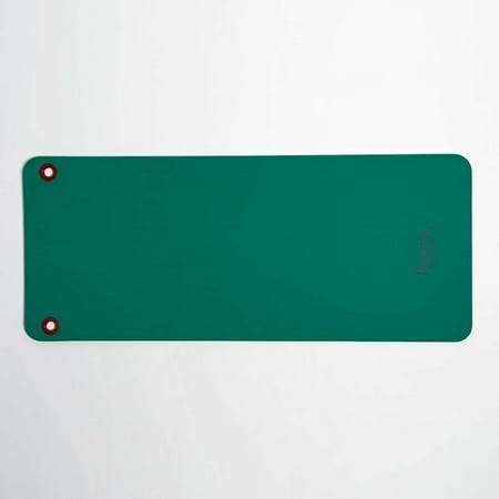 Aeromat Elite Workout Mat with Eyelets, 24" x 56" x 0.5", Phthalate-Free PVC Closed Cell Foam, Green