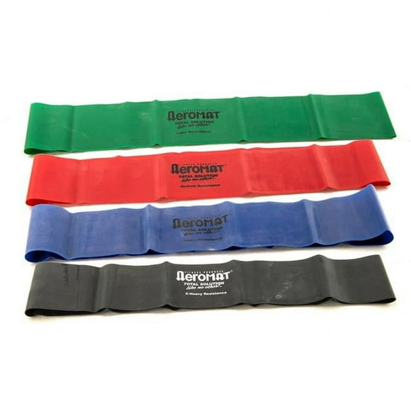 Aeromat Exercise Loop, 18" (L) x 3" (W) x 0.3 mm, Light, color: Green