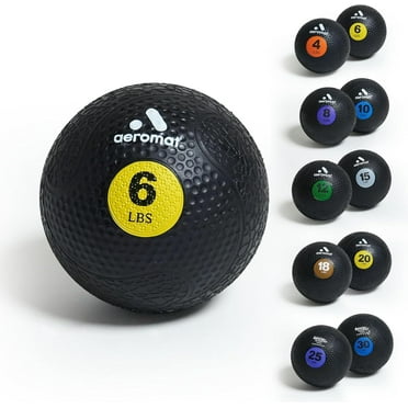 Aeromat Extreme  Medicine Balls for Exercise - 10" Diameter Workout Ball, Weighted Balls for Exercise, Weight Ball, Color-Coded Med Balls