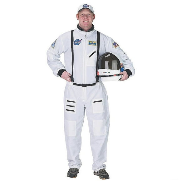 Aeromax Adult Astronaut Suit, with Embroidered Cap (Orange)