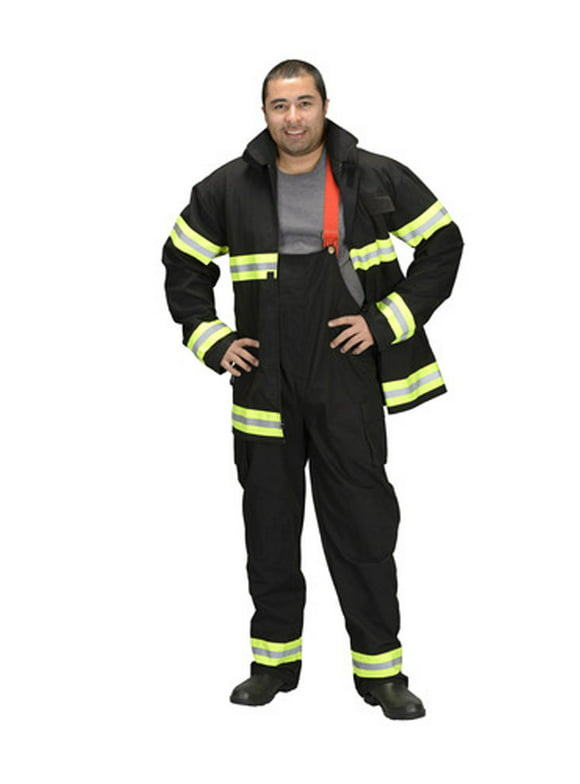 Aeromax FB-ADULT-SM Adult Firefighter Suit Size Adult Small Black
