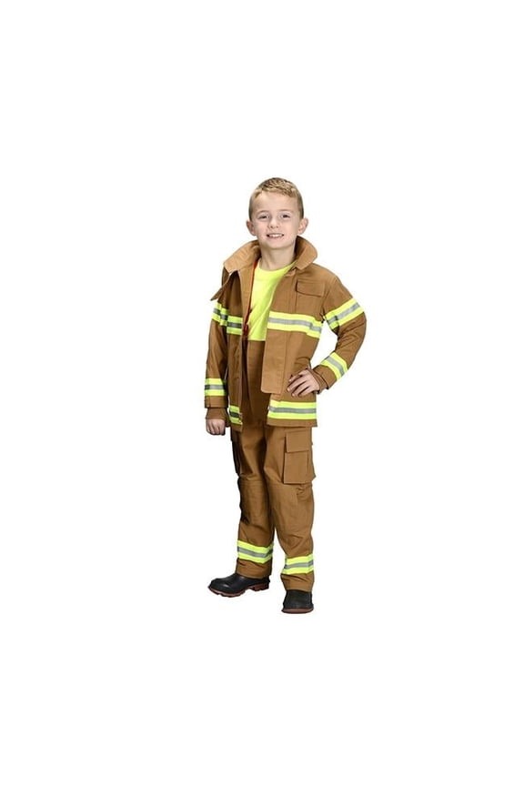 Jr. Firefighter Gear, Pants, Coat, Suspenders Included *****HELMET SOLD SEPERATLY*****