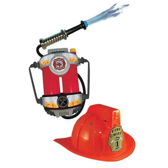Super Soaking Fire Hose with Backpack Child (2 Piece Bundle)