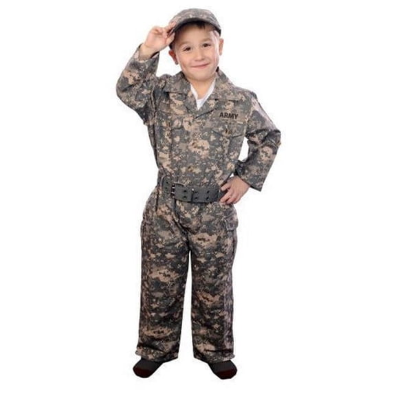 Aeromax Jr. Camouflage Uniform Costume Child Toddler Child 8/10 Unisex