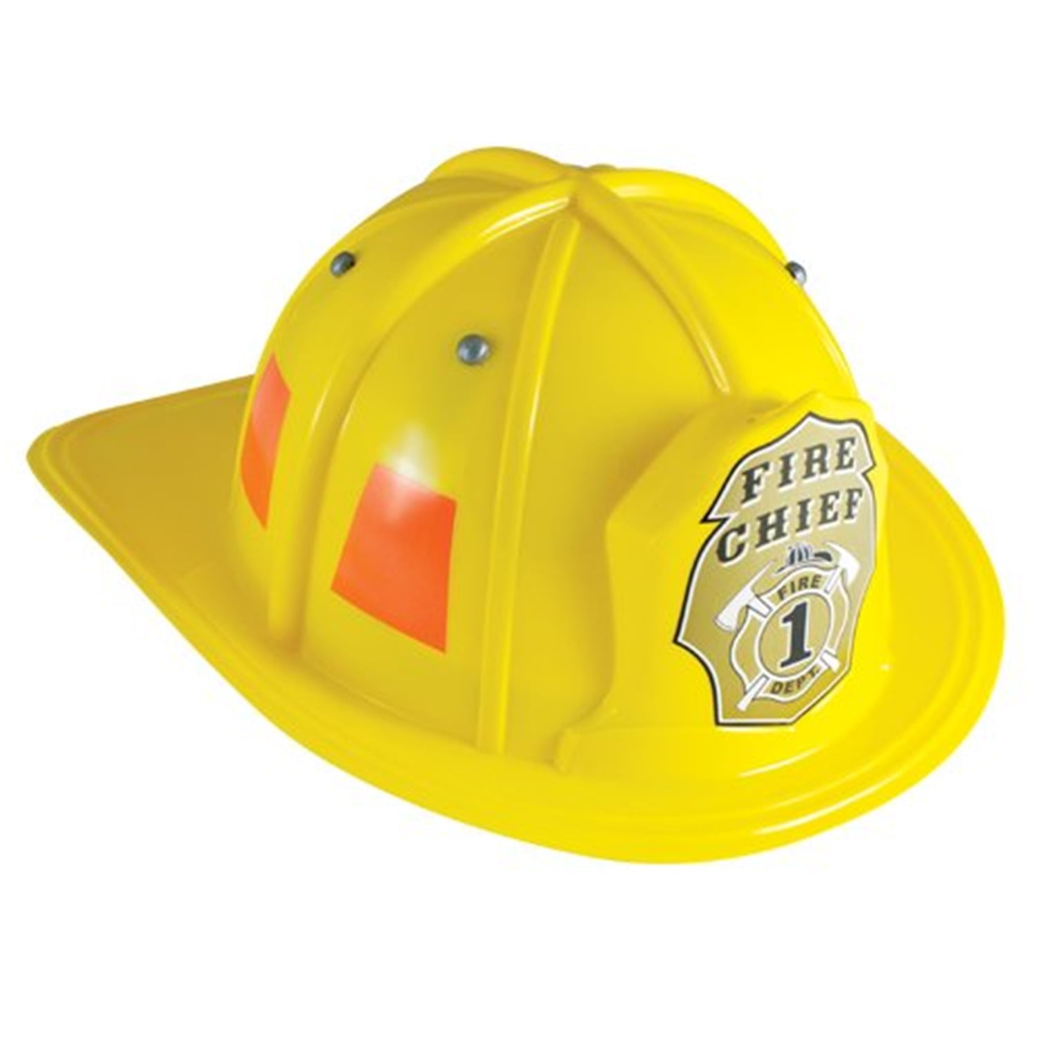 Aeromax Jr. Firefighter Helmet, Yellow, Adjustable Youth Size