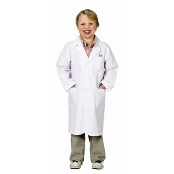 Jr Doctor Lab Coat Child's Costume Medium 6-8