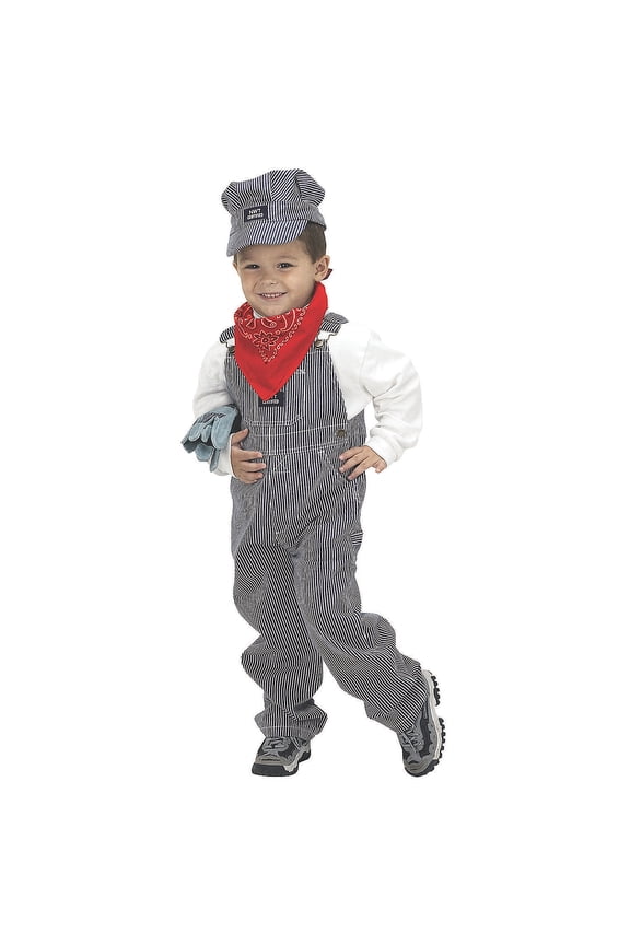 Boys' Train Engineer Costume - Size 4-6