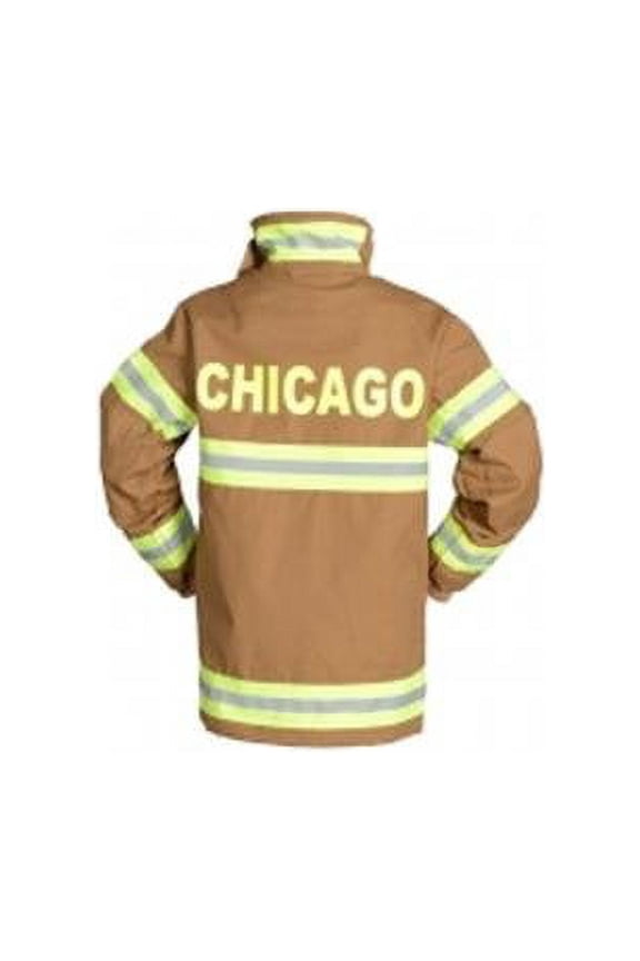 FT-CHI-1214 Junior Fire Fighter Chicago Suit Age 12 to 14 Years - Tan
