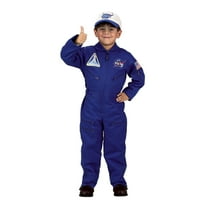 Aeromax Jr. NASA Flight Suit & Embroidered Cap Costume Child Toddler Child 8/10 Unisex