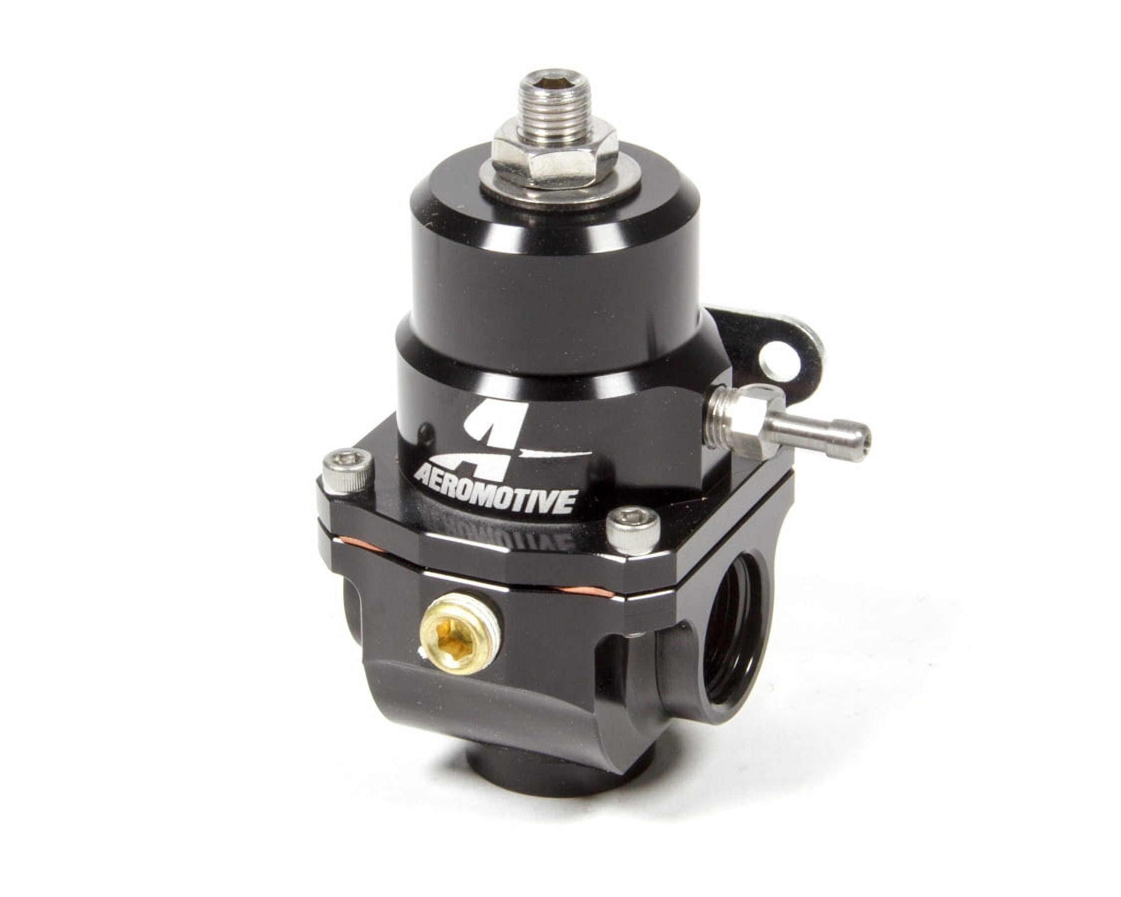 Aeromotive Adjustable EFI Regulator w/2 10an Inlets - Black Aeromotive Adjustable EFI Regulator w/2 10an Inlets - Black