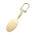 thumbnail image 1 of Aeropen International K-1000G Gold Plated Brass Oval Key Ring, 1 of 1