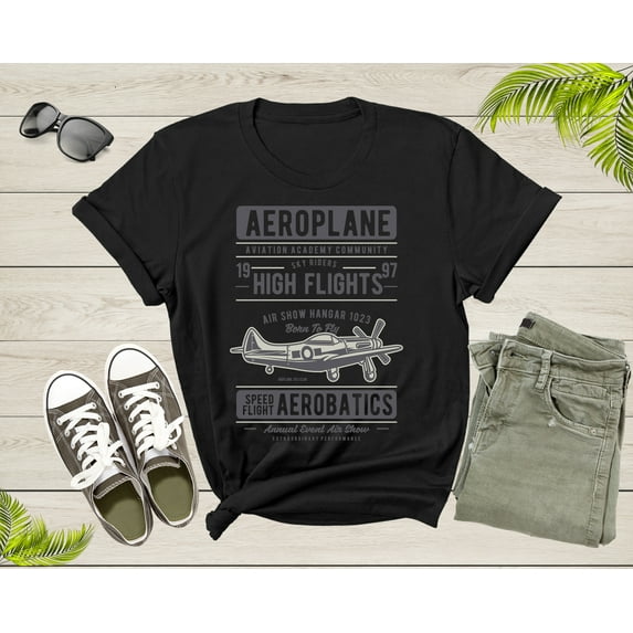 Aeroplane Airplane Aviation Sky Riders Aerobatics Plane Fly T-shirt Plane Airplane Shirt Pilot Aviation Shirt Gift For Pilot Aviation Gift