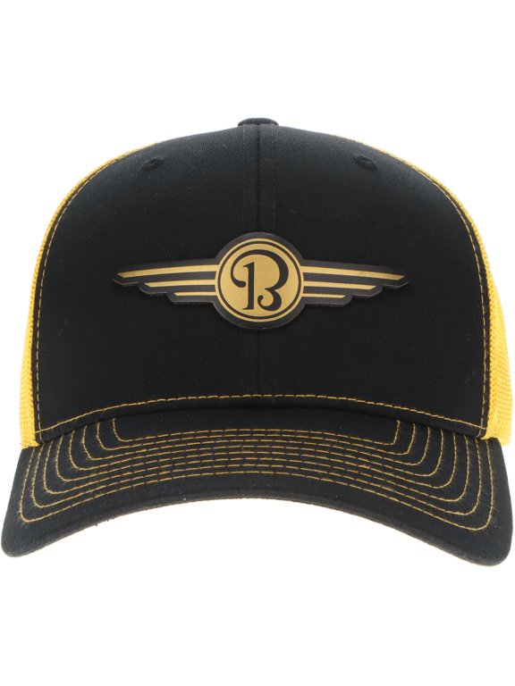 Beechcraft Wings Trucker Hat, Black/Gold